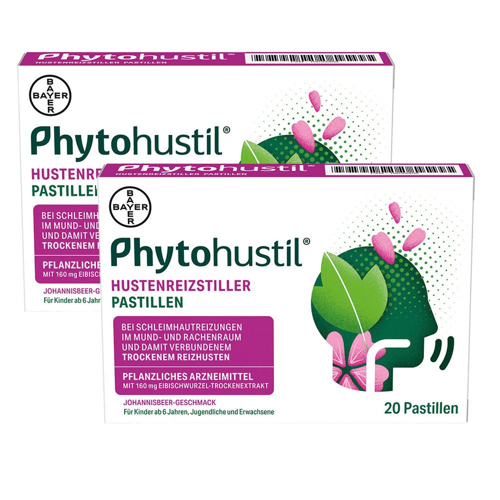 Phytohustil Hustenreizstiller Pastillen 2x 2x20 St
