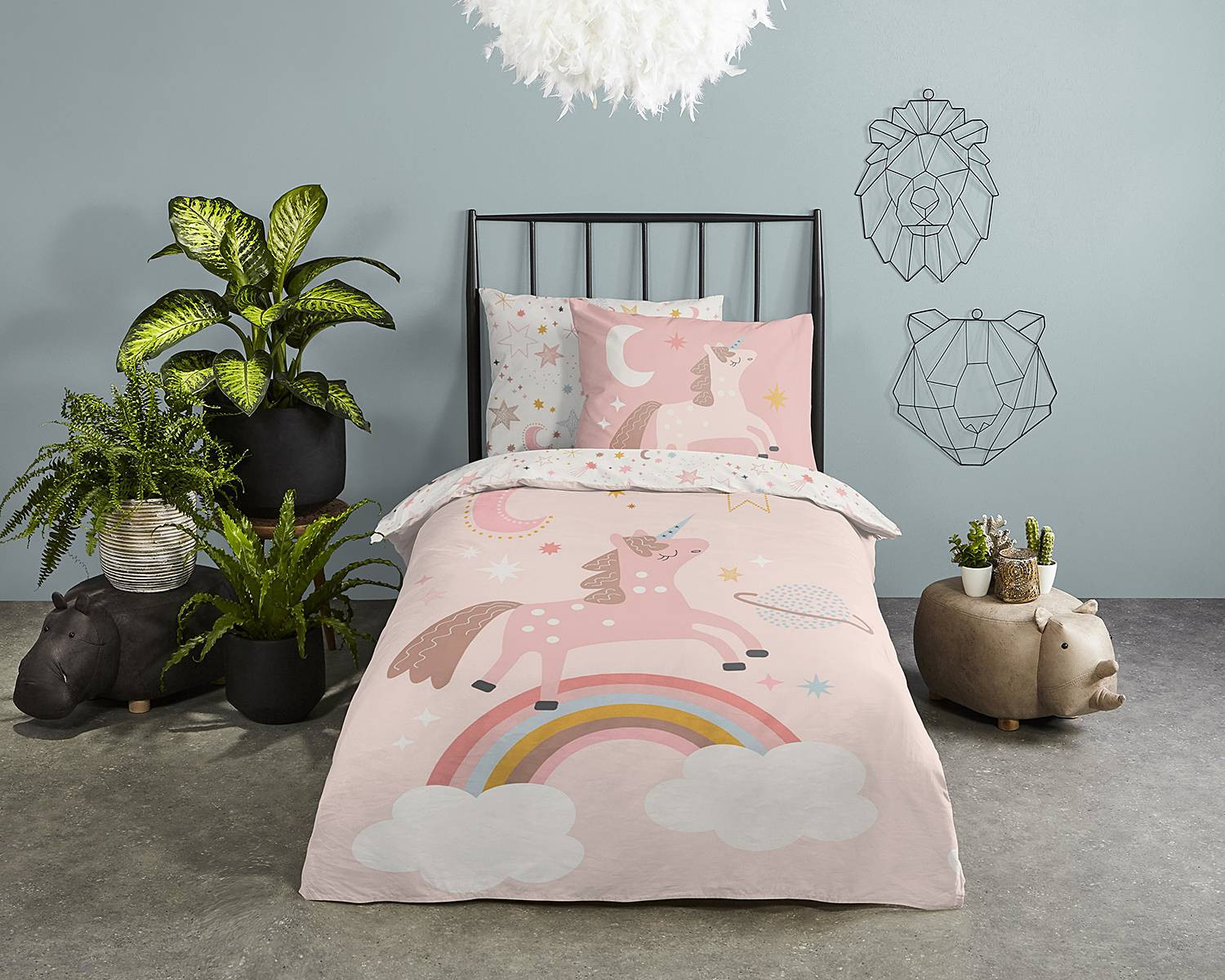 Pure Kinderdekbedovertrek Deina Microvezel Pink 140 x 200 cm