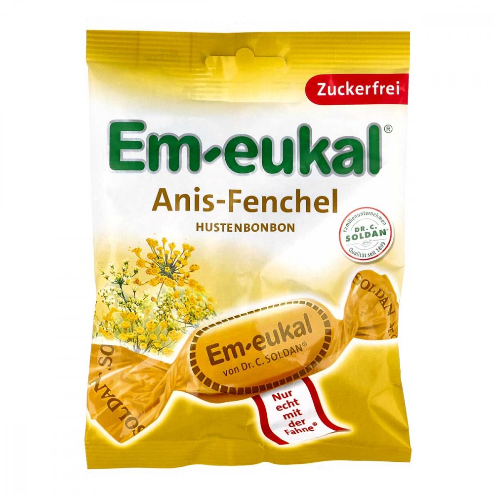 Dr. C. SOLDAN GmbH Em Eukal Bonbons Anis Fenchel zuckerfrei 03166505