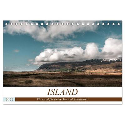 Island. Ein Land für Entdecker und Abenteurer. (Tischkalender 2027 DIN A5 quer), CALVENDO Monatskalender
