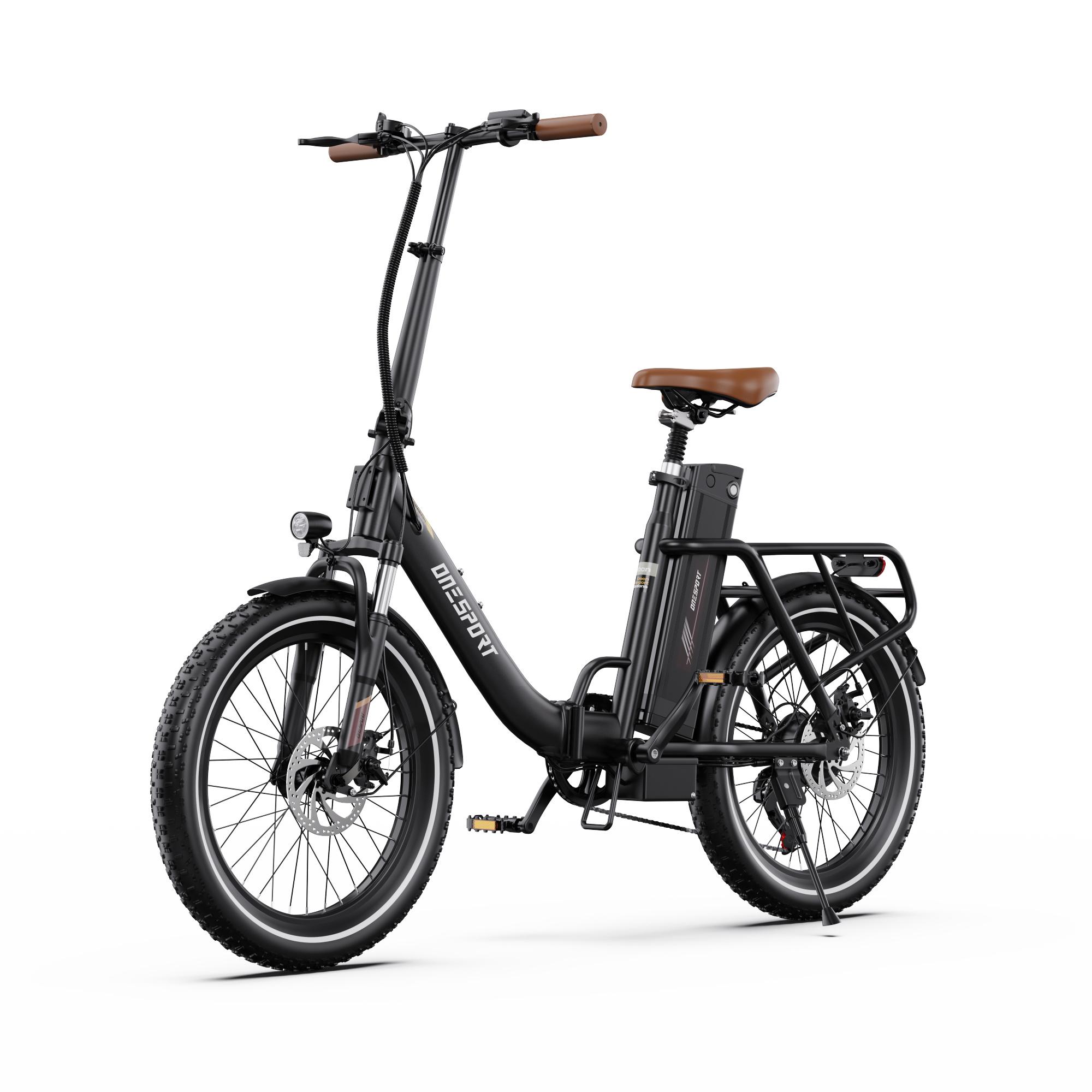 OT16 PRO faltbares Elektrofahrrad für Erwachsene, 250W, 25 km/h, 48V, breite All-Terrain-Reifen, mechanische Scheibenbremsen,App-Unterstützung