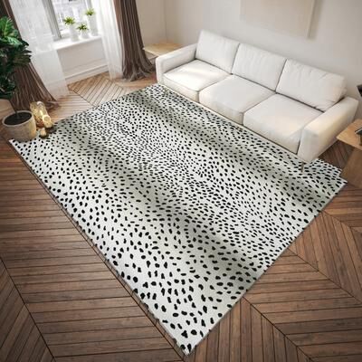 Addison Rugs Indoor/ Outdoor Addison Safari Gazelle Animal Print Washable Area Rug