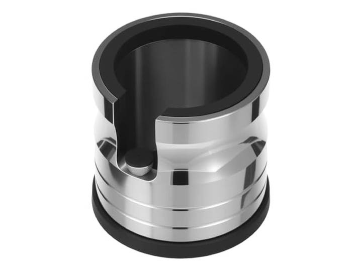 Kaffee-Tamping-Station Aus Edelstahl, 58 Mm Espresso-Siebträger, Ausgestattet Mit Verstellbarer Schraube, Stabile Halterung