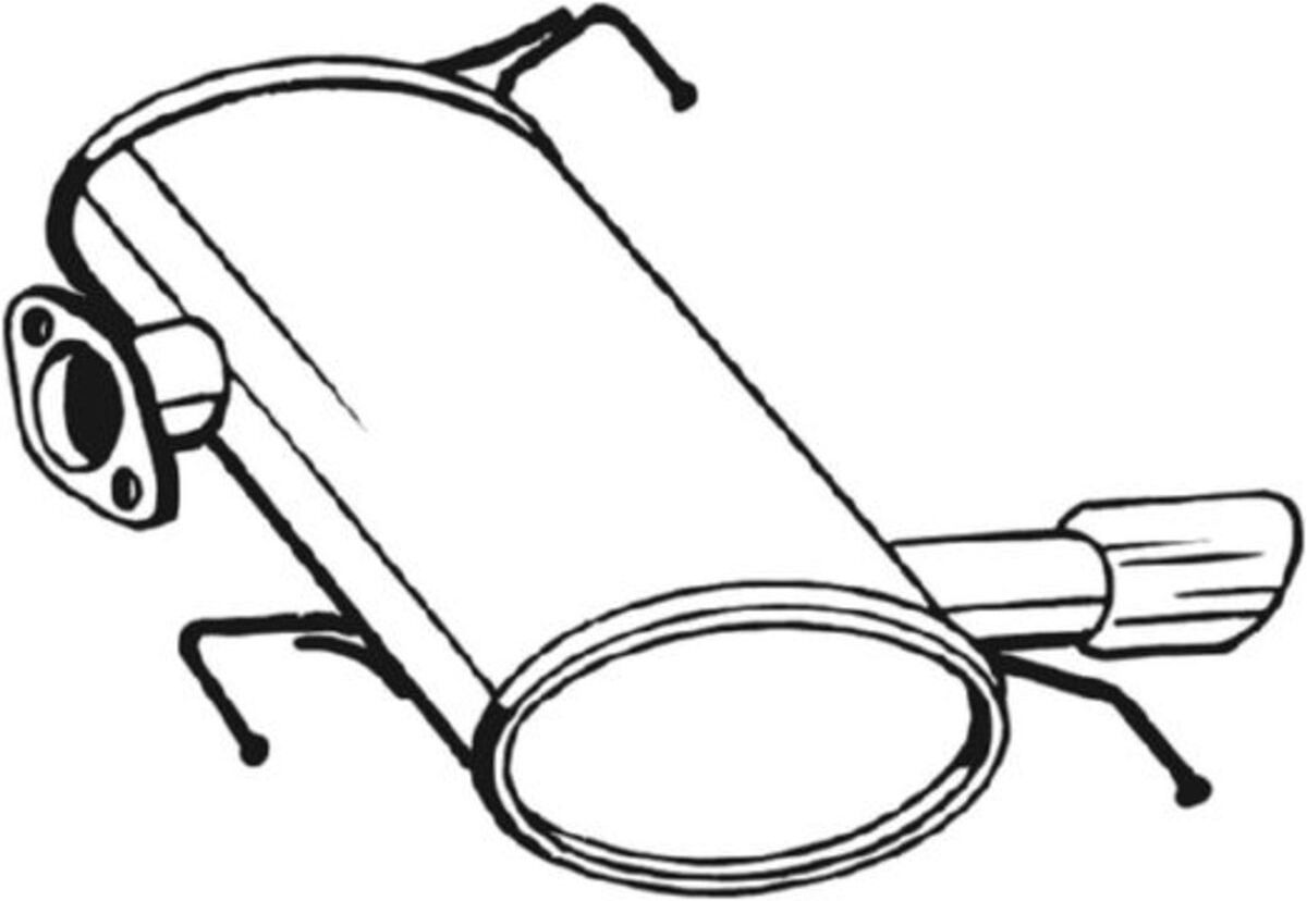 Endschalldämpfer BOSAL 247-009
