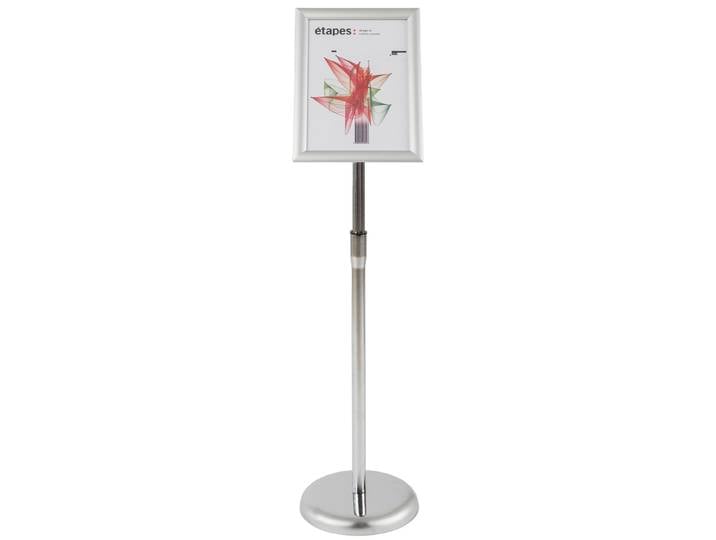 Paperflow Présentoir sur pied A4 - Réglable en hauteur - Aluminium