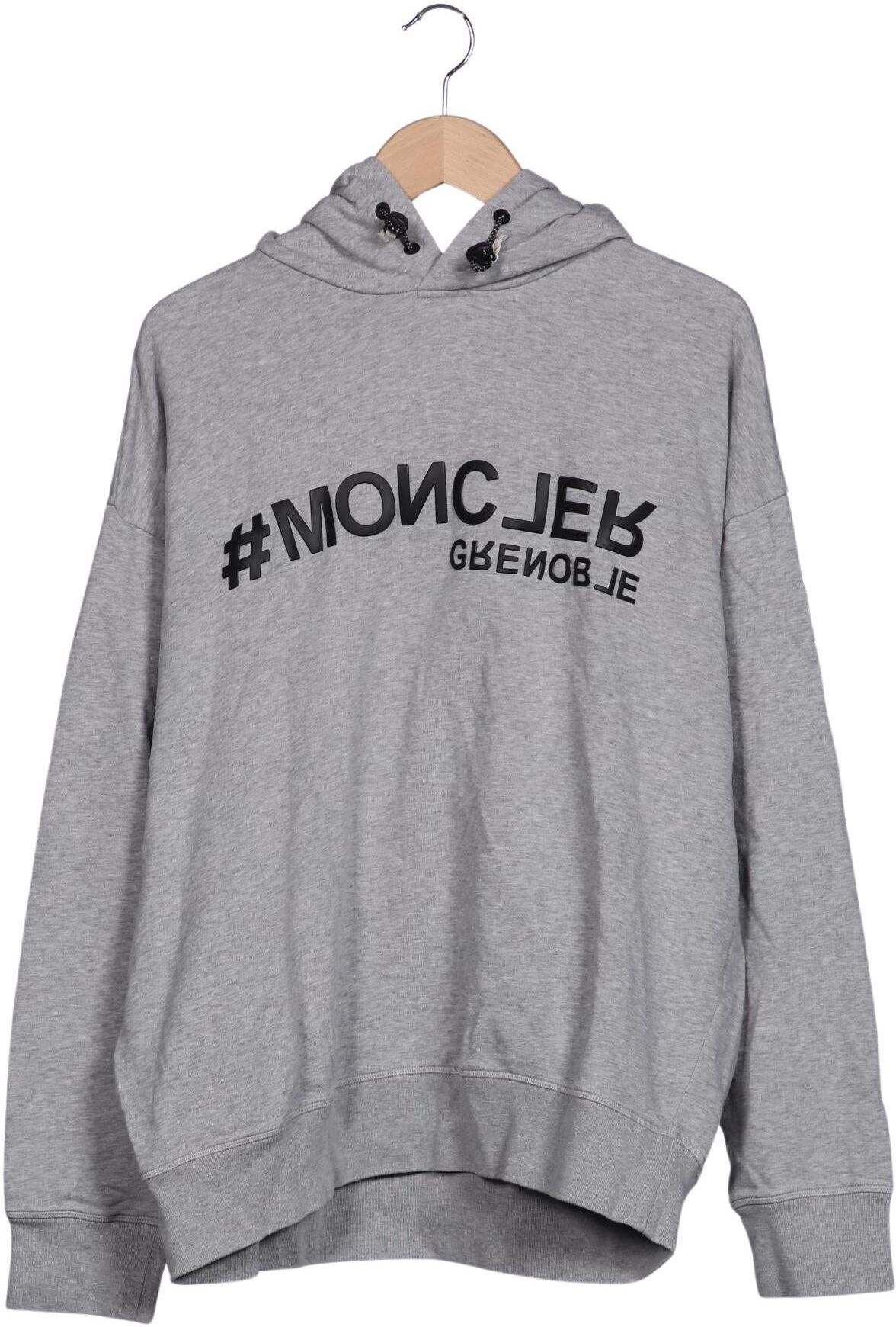 Moncler Grenoble Herren Kapuzenpullover, Grau, Gr. Xxl, Baumwolle - Second Hand