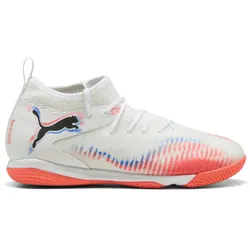 Puma Kinderhallenfußballschuhe Future 8 Match IT + Mid Jr. - weiß / 33
