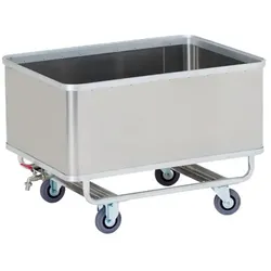 Transportwagen Novocal GTC1 Transportcontainer Alu 280 L Aluminium-Transportcontainer, wasserdicht