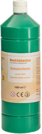 buttinette Schulmalfarbe in verschiedenen Farbtönen, 1000 ml