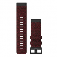 Garmin QuickFit 26 Watch Band - Nylon Rot meliert