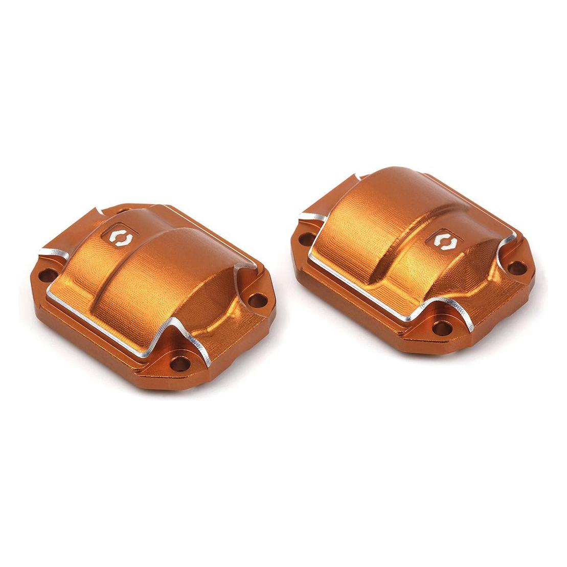 HPI Aluminium Diff Abdeckung (Orange/2Stk) (HPI161143)