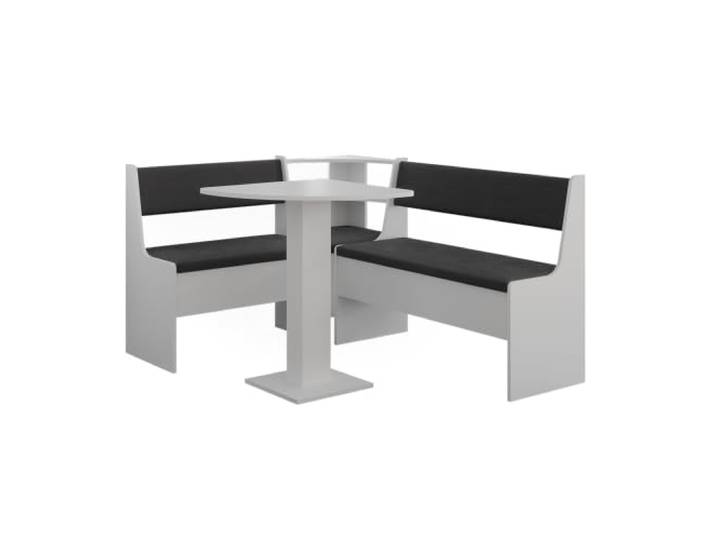 Vicco Eckbankgruppe Roman, Weiß, 60 x 60 cm geeignet für platzsparende Ecklösungen im Essbereich