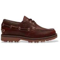 Timberland Unisex für Kinder. TB0A2A5FEM61 Nautische Lederschuhe Authentic braun (30), Wohnung, Schnürsenkel, Lässig, Kinderbekleidung
