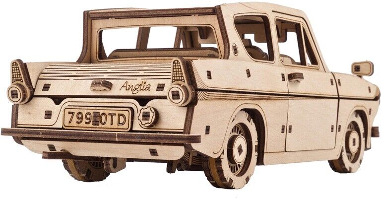 UGEARS La Voiture volante Anglia - Puzzle 3D Mécanique en bois
