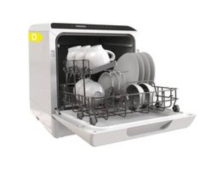 Lave-vaisselle compact - GENERIQUE - Mini 5 couverts - 5 programmes - Séchage PTC hygiénique - Sans raccord