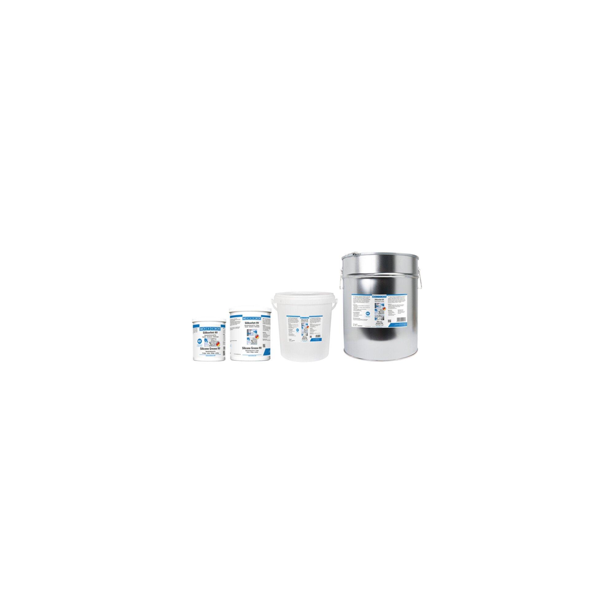 WEICON Silikonfett HV, lebensmittelechtes Schmierfett, 5 kg, transluzent (10062503)