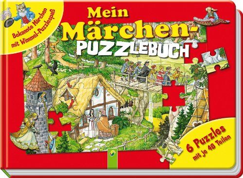 Anne Suess - Mein Märchen-Puzzlebuch - Bekannte Märchen mit Wimmel-Puzzlespaß: 6 Puzzles mit je 48 Teilen - Preis vom 15.10.2026 23:06:25 h