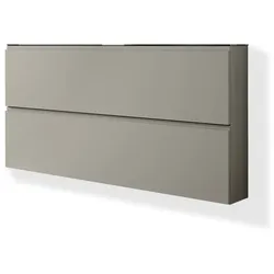 Arredokit Hängeschuhschrank Gardasee Lack Grau Taupe