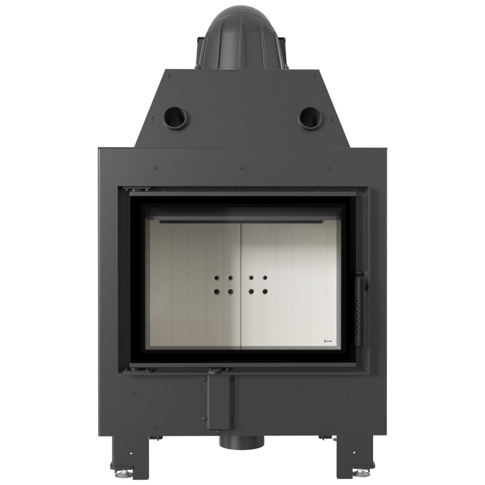 Kamineinsatz aus Stahl KRATKI MBM 10 kW Ø 200