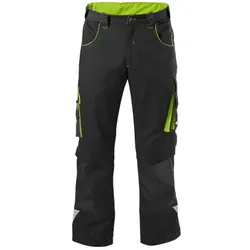 Bundhose 24, schwarz/hellgrün, Größe 58 - grün - 58