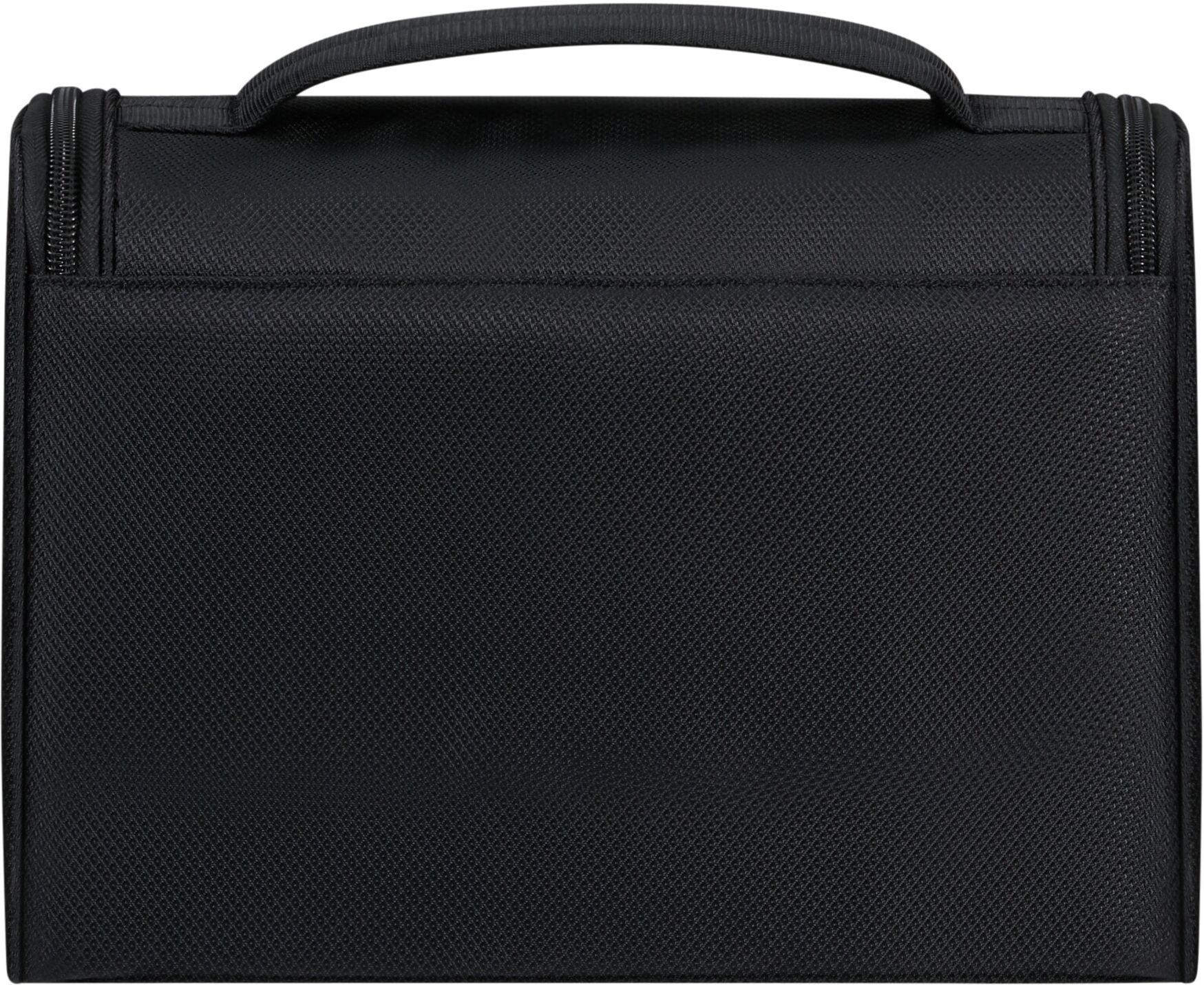 Kulturbeutel SAMSONITE "VAYCAY", Damen, Gr. B/H/T: 26,5cm x 18,5cm x 11,5cm, schwarz (ozone schwarz), PET, unifarben, Taschen Kulturbeutel, Kosmetiktasche Reisekosmetiktasche Beauty-Bag mit Tragegriff ozone schwarz B/H/T: 26,5cm x 18,5cm x 11,5cm
