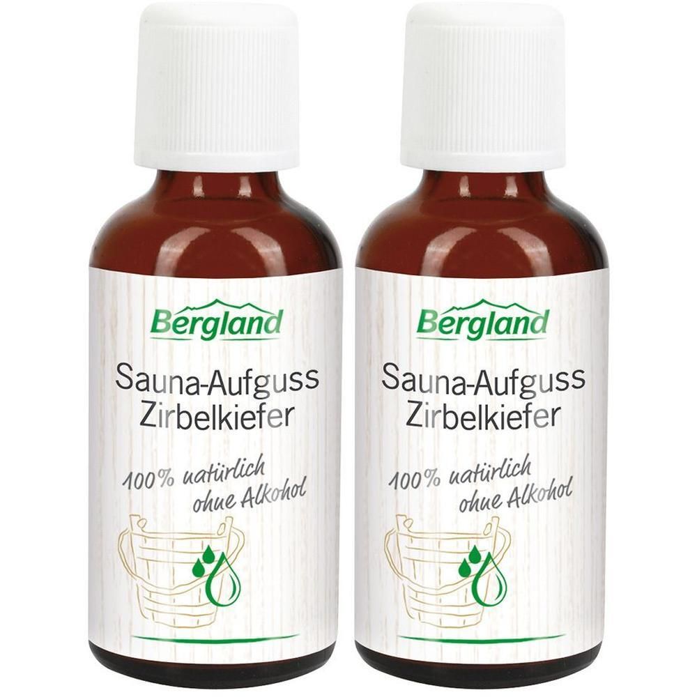 Sauna Aufguss Konzentrat Zirbelkiefer 2x 2x50 ml