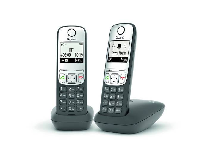 Téléphone fixe sans fil Duo A635 - Anthracite GIGASET