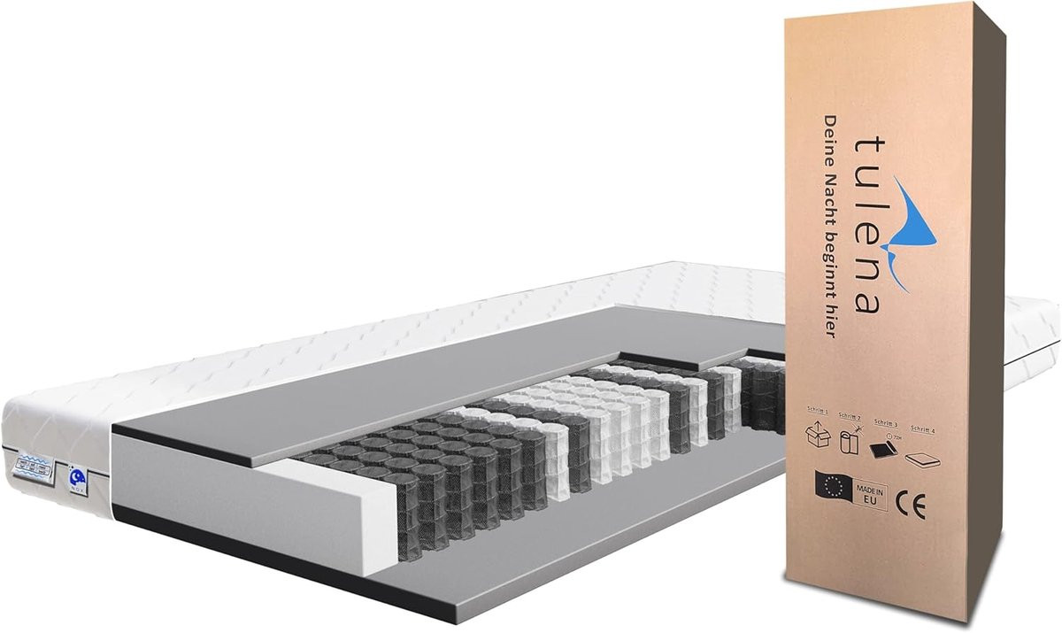 Merkloos Pocketveringmatras voor volwassenen