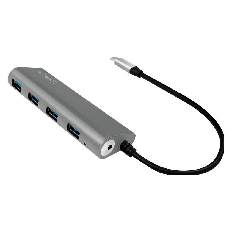 LogiLink UA0309 (USB-C, 4 Ports) (UA0309)