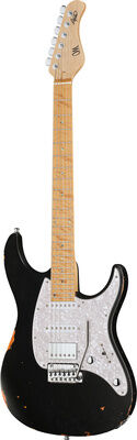 Mayones Guitars Aquila Aged V24 6 MBN Monolith Black Nitro