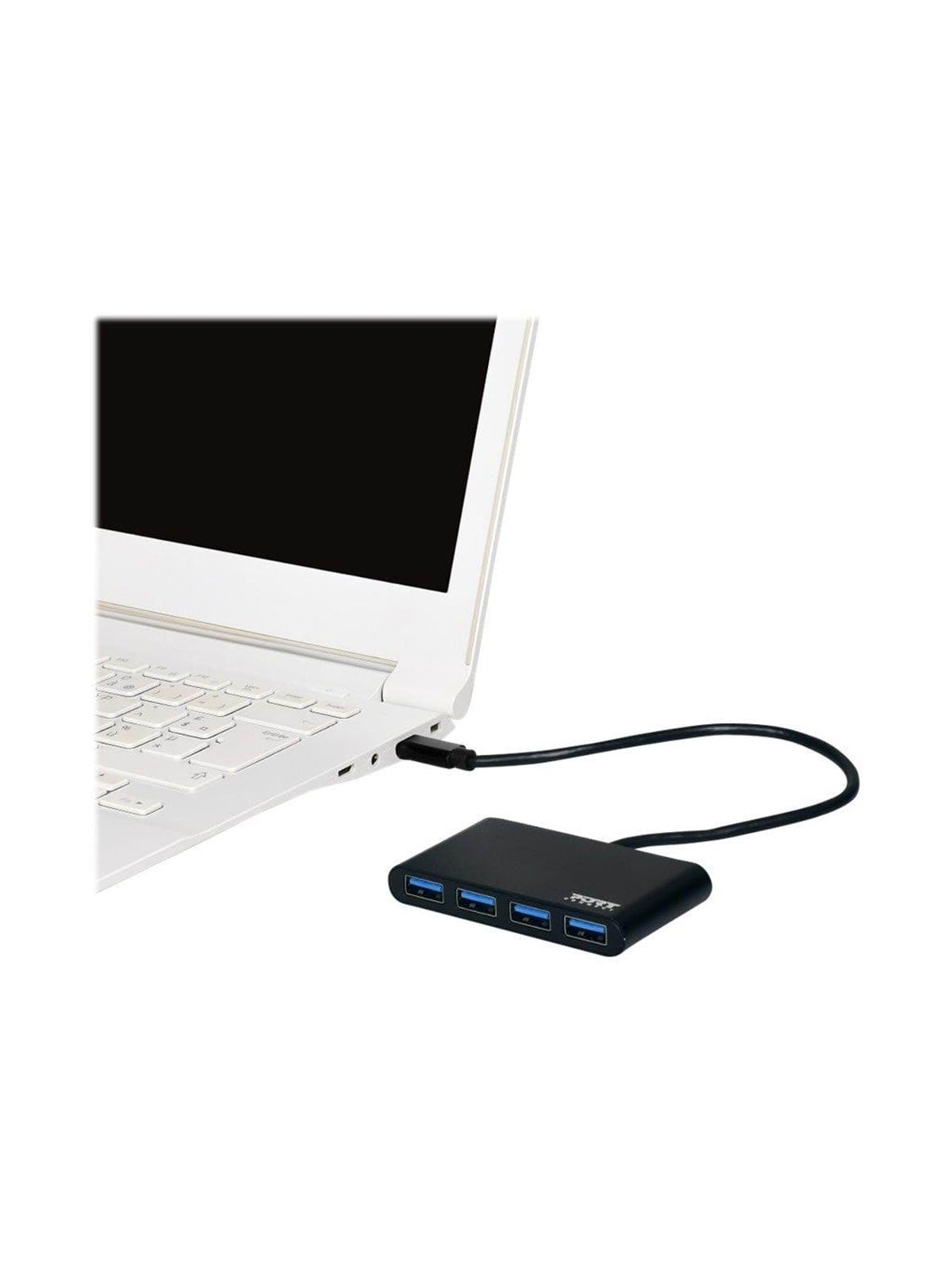 PORT Designs PORT Connect USB HUB 4 PORTS TYPE C USB-Hubs - 4 - Schwarz