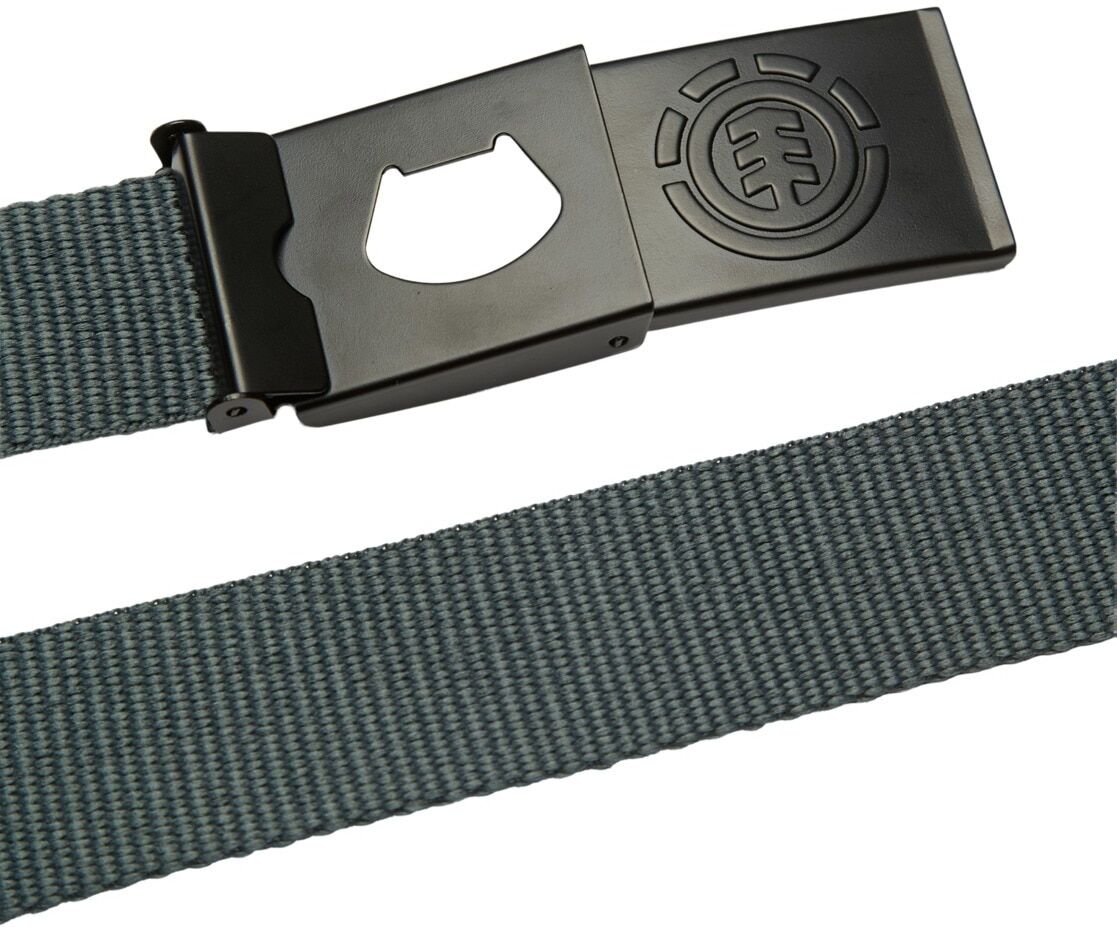 Stoffgürtel ELEMENT "Icon Webbing", Herren, grau (schwarz slate), Obermaterial: 100% Polyester., Gürtel Stoffgürtel
