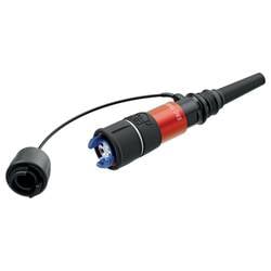 Neutrik 1028511 Glasfaser LWL Anschlusskabel 30 m Schwarz [1x EBC - 1x EBC] Multimode