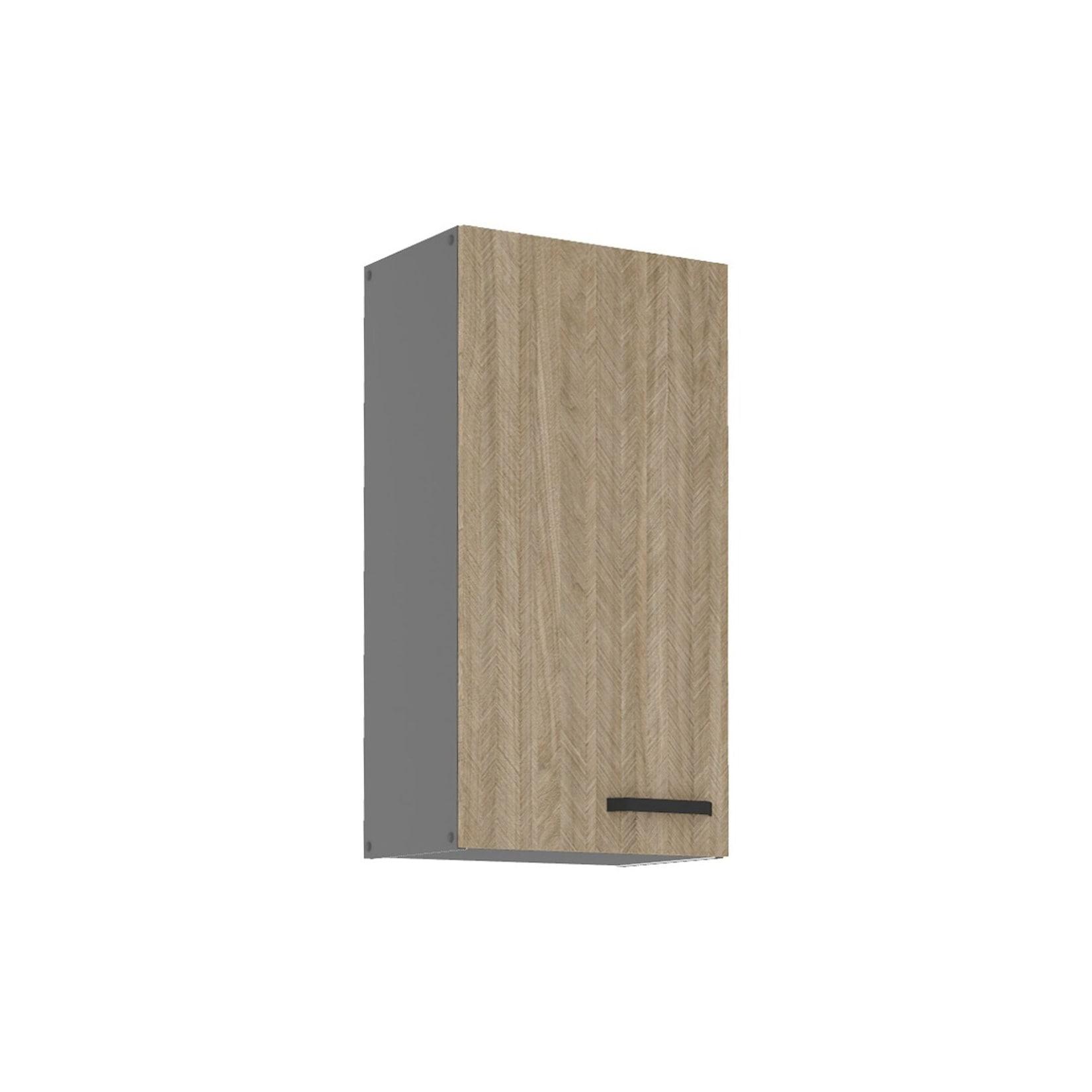 Küche SCANDI Hängeschrank 45 cm Fischgrät Küchenzeile Küchenblock Einbauküche