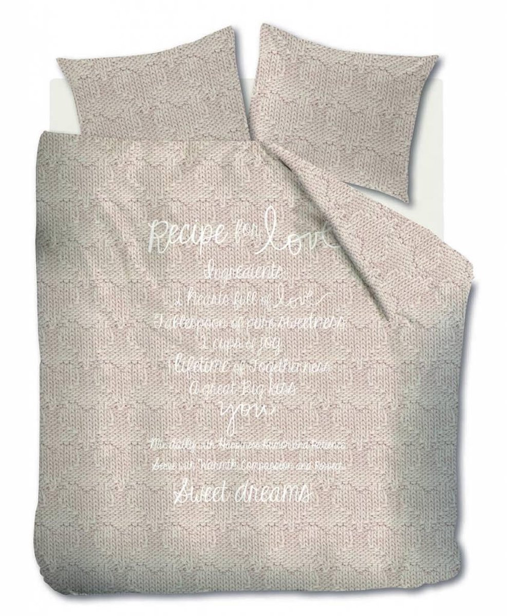 Ariadne At Home Recipe for Love Dekbedovertrek Tweepersoons 200x220 cm Natural
