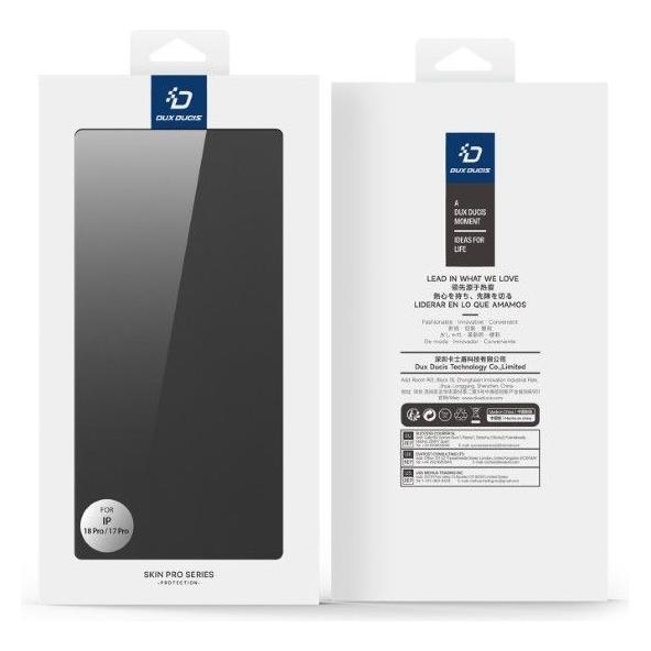 Dux Ducis Skin Pro Apple iPhone 18 Pro/17 Pro Black (Apple iPhone 17 Pro, Apple iPhone 18 Pro) (DUX-6980053732551)