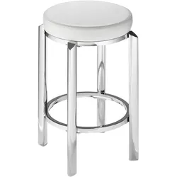 Hocker, weiß, H:51cm, Hocker, Hocker