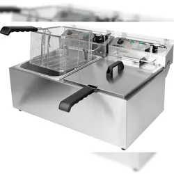 Yato Gastro Fritteuse 2x8L 2x3300W 425x580x335mm