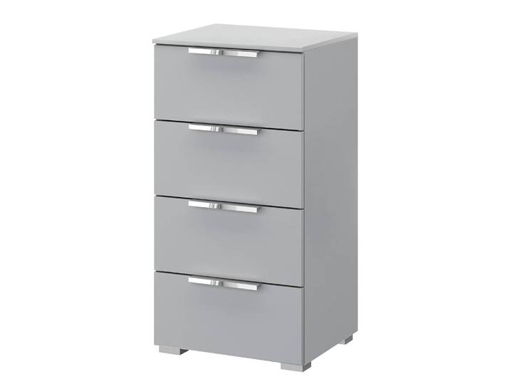 Buffet x4 40cm Gris/Gris soie Chrome