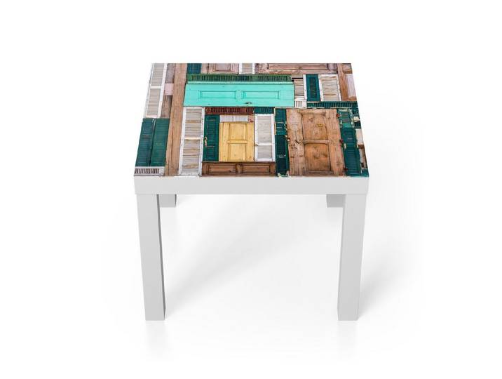 DEQORI Couchtisch 'Vergangene Portale', Glas Beistelltisch Glastisch modern