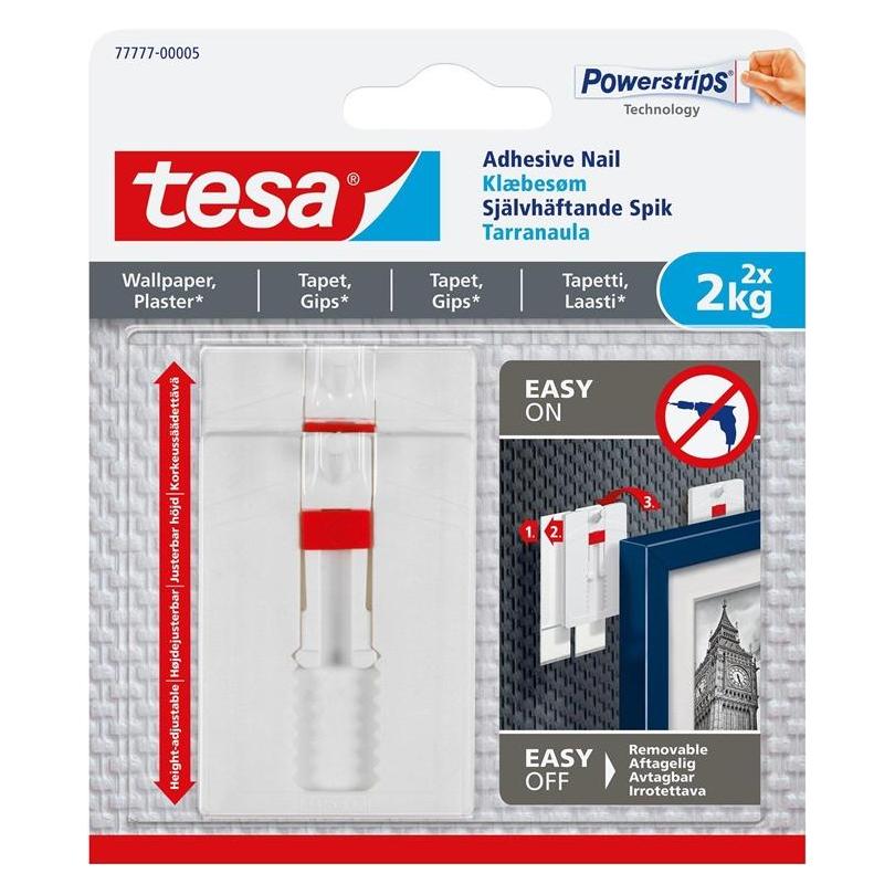 tesa 77777 Mounting System. 2X2kg (120 mm) (77777-00005-00)