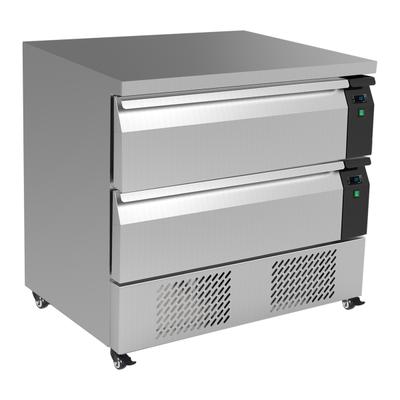 CombiSteel Kühl-/Tiefkühltisch 2 Schubladen 4X 1/1Gn