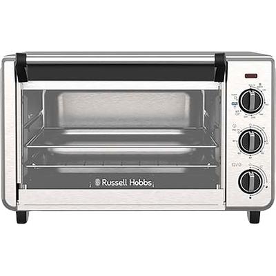 RUSSELL HOBBS Minibackofen "Express AIRFRY 26680-56", grau (edelstahl), B:45,1cm H:27,8cm T:36,5cm, Minibacköfen, 5 Funktionen, 20l, Pizza Ø 30cm, Frittierkorb, Backblech & Grillrost, Minibackofen