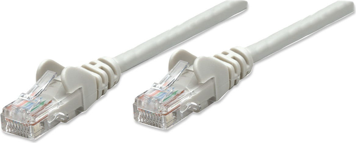 Intellinet Patchkabel RJ45 U/UTP Cat5e met hebelschutz, grijs, 10m