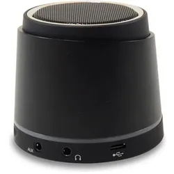 Conceptronic Drahtlose 2-Wege-Freisprecheinrichtung, Bluetooth Lautsprecher, Schwarz