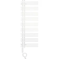 Zehnder Design-Heizkörper Yucca Asym elektrisch, Chrom, 1432x82x578 mm