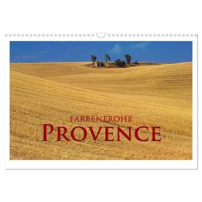Farbenfrohe Provence (Wandkalender 2027 DIN A3 quer), CALVENDO Monatskalender