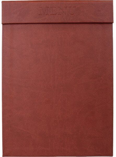 Peleman Menu Clipboard   A4   Brun