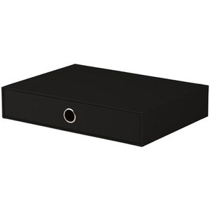 Rössler-Papier Schubladenbox 1524452700, S.O.H.O., A4 quer, 1 Fach, Pappe, geschlossen, schwarz