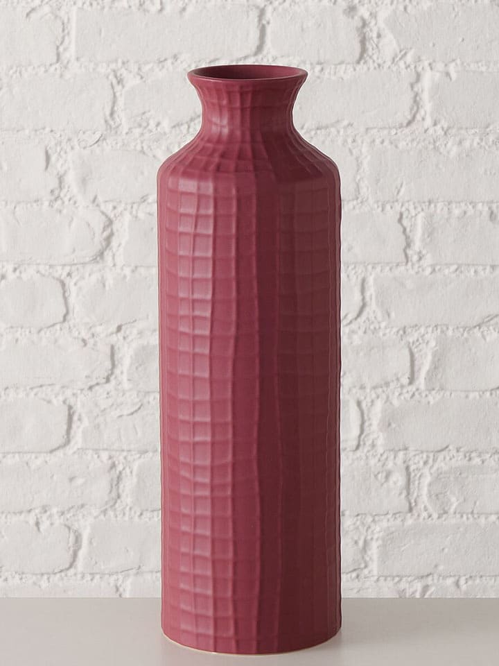 Boltze Vase "Bottle" in Pink - (H)40 cm - onesize